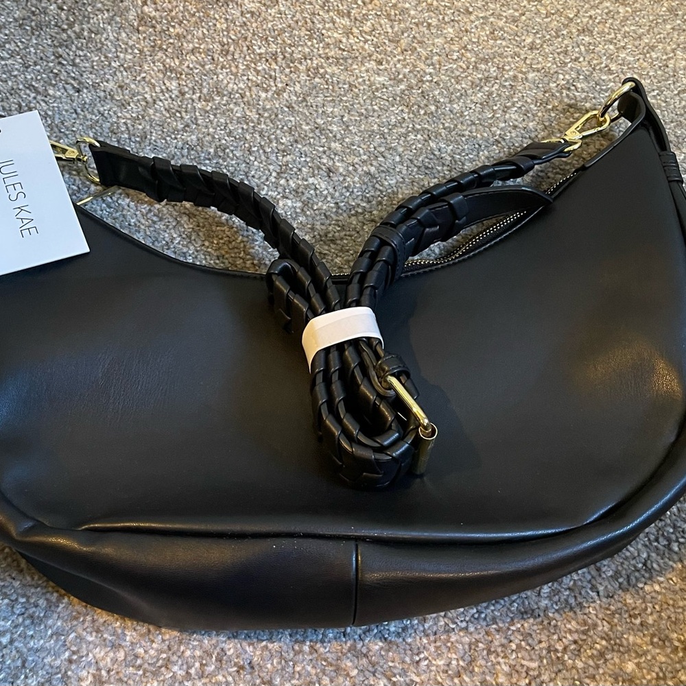 Jules Kae braided handle handbag